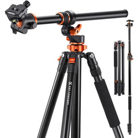 K&F Concept KF4248 - statyw fotograficzny T254A7 + głowica kulowa BH-28L
